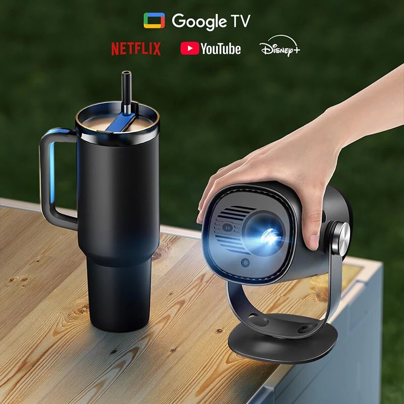 Dangbei Freedo kannettava 1080p projektori Google TV Netflix-lisensoitu Dolby-ääni automaattitarkennus