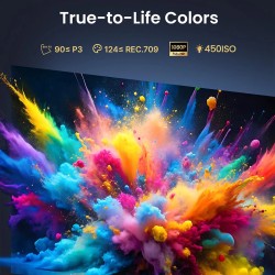 Dangbei Freedo kannettava 1080p projektori Google TV Netflix-lisensoitu Dolby-ääni automaattitarkennus