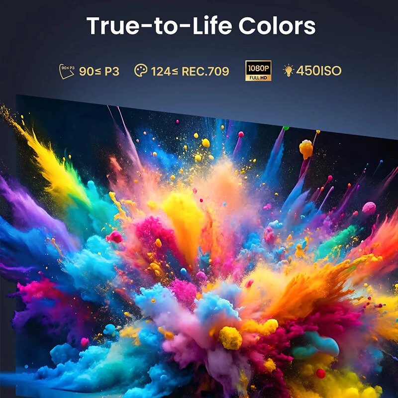 Dangbei Freedo kannettava 1080p projektori Google TV Netflix-lisensoitu Dolby-ääni automaattitarkennus