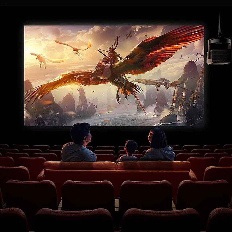 Hisense Vidda C2 Ultra 4K kolmivärinen laseri projektori 4G+128G 3000 lumenia JBL 2.1-kanava kaupanpäällinen tv-tikku