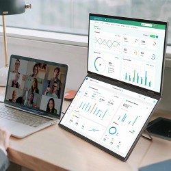 UPERFECT UStation Delta Max 18,5 tuuman taittuva kosketusnäyttö kaksinäyttöinen kannettavalle