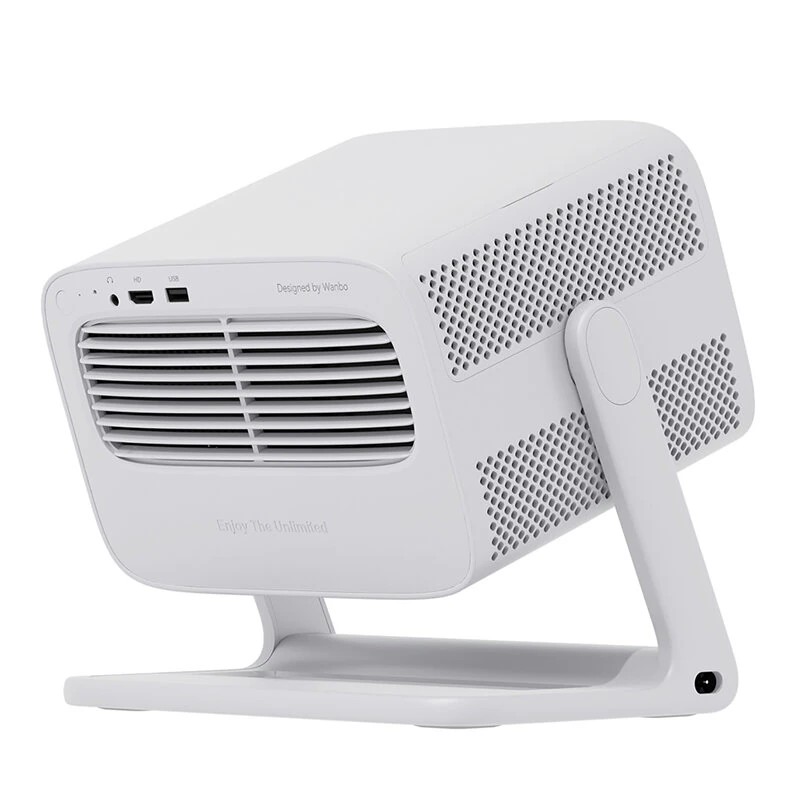 Wanbo Vali 1 älykäs 200° kääntyvä gimbal-projektori 1080p 900 lumenia Android TV 11