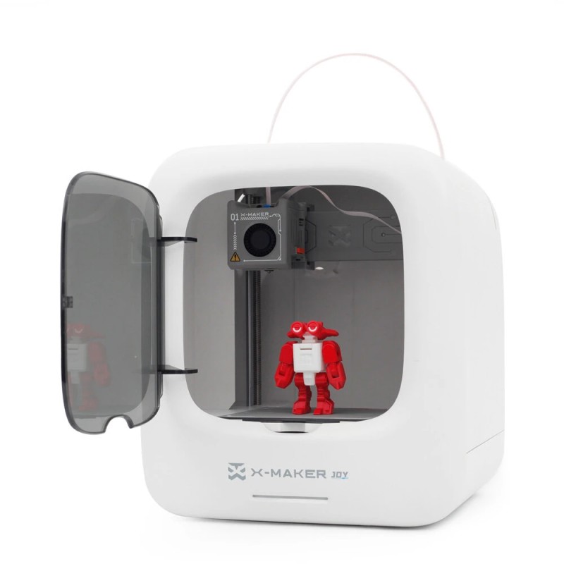 AOSEED X-MAKER JOY lasten 3D-tulostin turvallinen suljettu tekoälypuheohjaus Wi-Fi 0,05mm 200mm/s 4/8 PLA