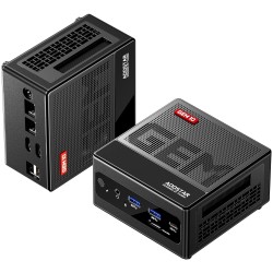 AOOSTAR GEM10 mini tietokone AMD Ryzen 7 6800H 32GB 1TB SSD Windows 11 Pro kolmenäytön tuki