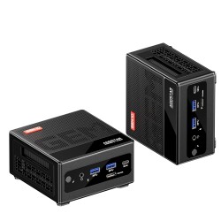 AOOSTAR GEM10 mini-tietokone AMD Ryzen 7 6800H 32GB 1TB SSD Windows 11 Pro kolmenäytön tuki