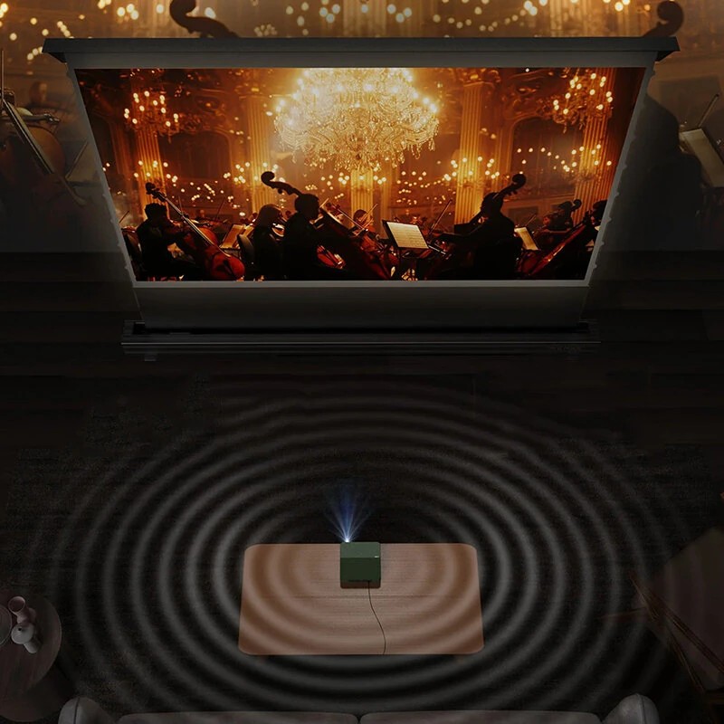 FENGMI WEMAX S5 kannettava 1080P ALPD-laserprojektori Netflix-sertifioitu Dolby-ääni HDR10