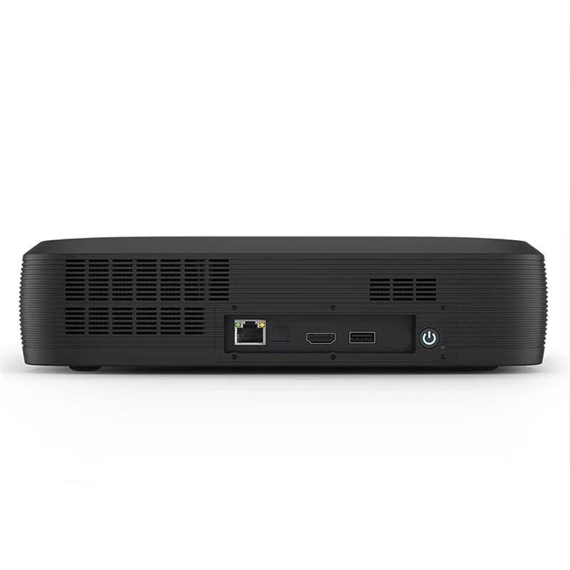 ProjeStar H2 kolmivärilaser miniprojektori ultra-lyhytheitto 1080p 8K-tuki Google TV- ja Netflix-sertifioitu