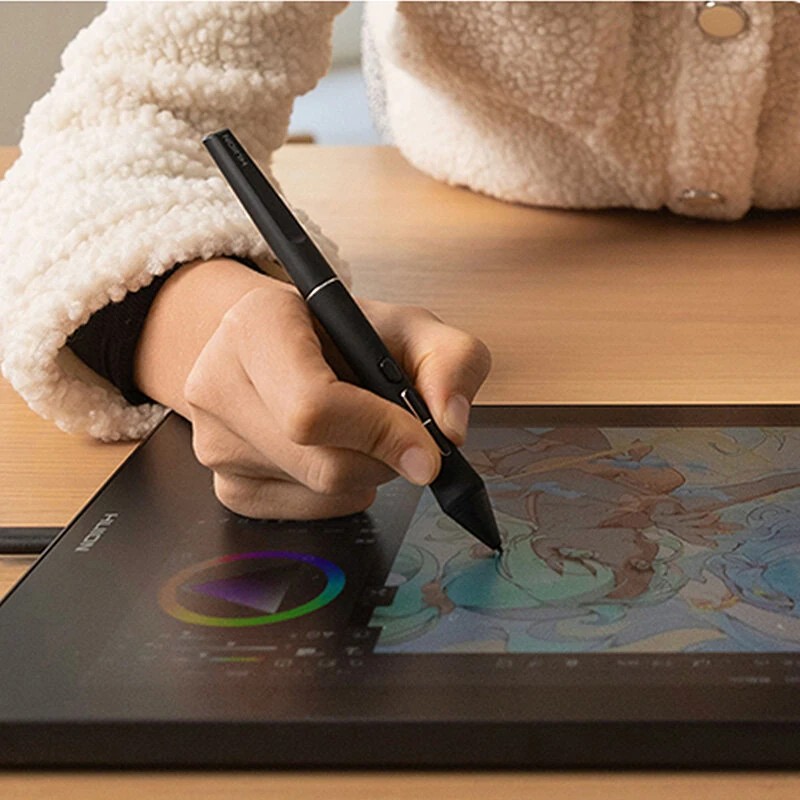 HUION KAMVAS 16 Gen3 piirustusnäyttö 15,8 tuumaa 2.5K QHD täyslaminoitu 99% sRGB PenTech 4.0