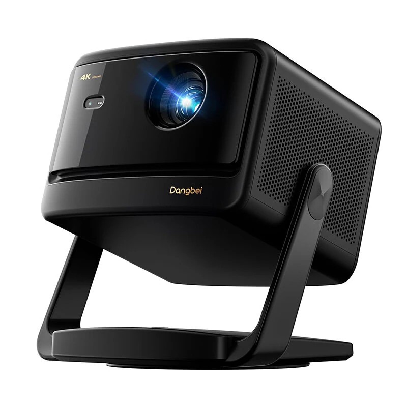 Dangbei DBOX02 Pro 4K laserprojektori Android TV 3D 2000 ISO lumenia sisäänrakennetulla jalustalla