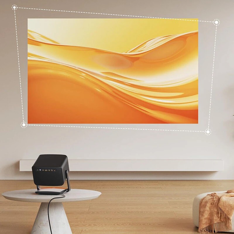 Dangbei DBOX02 Pro 4K laserprojektori Android TV 3D 2000 ISO-lumenia sisäänrakennetulla jalustalla