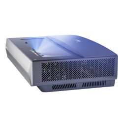 CASIRIS A6 4K ultralyhytheittoprojektori 100" musta ruudukko ALR-valkokangas 2200 ANSI-lumenia Android TV