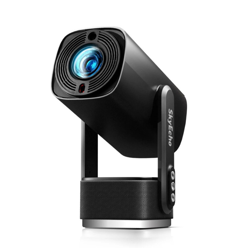 SkyEcho FreeONE Pro kannettava projektori 350 ANSI-lumenia 1080P 4K-tuki android WiFi6 Bluetooth 5.2 6W-ääni