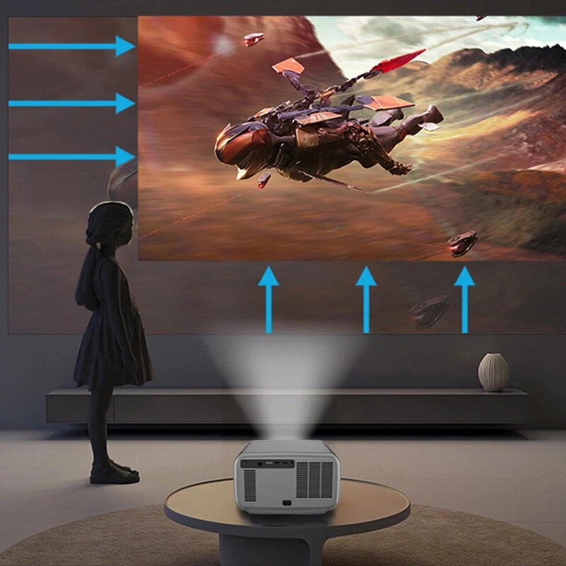 Everycom Cubelite MAX 2800 ANSI-lumen 1080p älyprojektori Android 12 automaattitarkennus