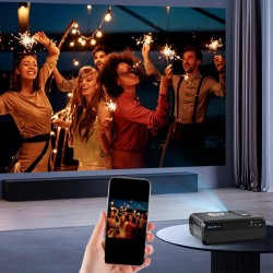 CAIWEI A8K 4K älyprojektori Android TV 11.0 Netflix ja Google TV sertifioitu 1000 ANSI