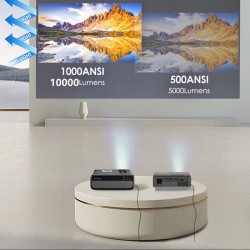 CAIWEI A8K 4K älyprojektori Android TV 11.0 Netflix ja Google TV sertifioitu 1000 ANSI