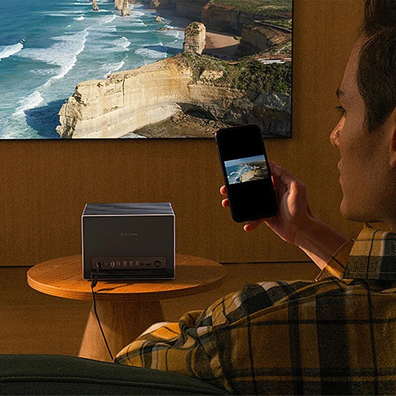 Valerion VisionMaster Pro 2 4K kotiteatteriprojektori kolmilaser 3000 ISO-lumenia 15000:1 kontrasti HDR10 ja Dolby Vision