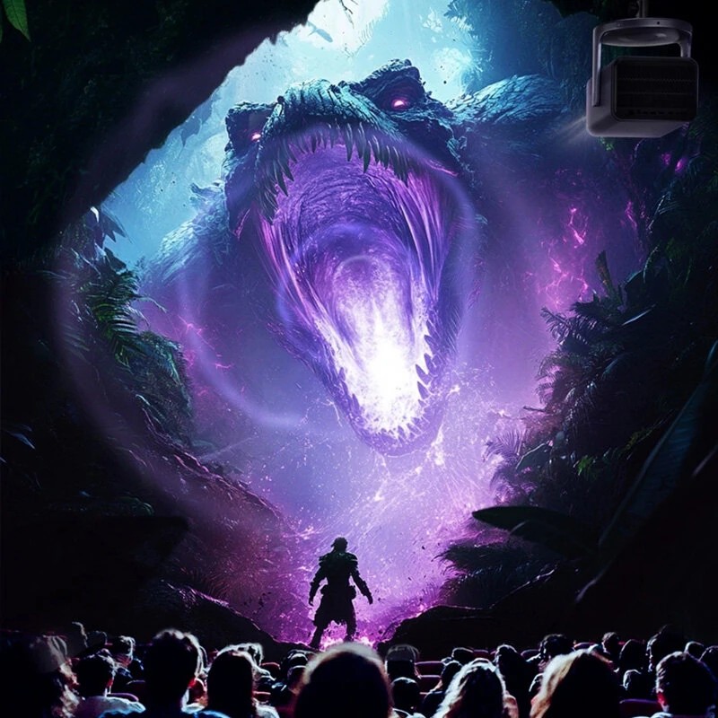 Vidda C3S 4K kolmivärinen laserprojektori Dolby Visionilla IMAX HDR10 WiFi 6 Android TV