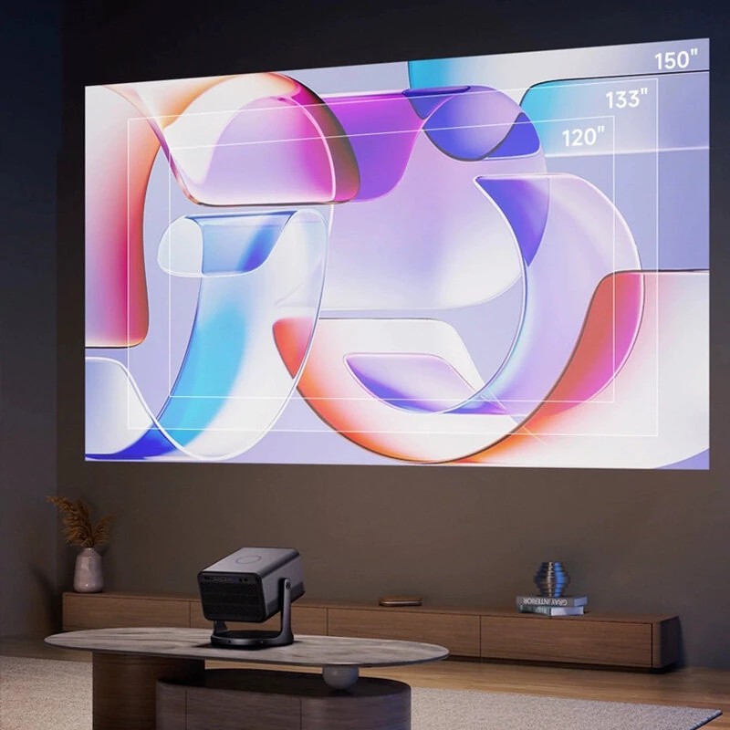 Vidda C3S 4K kolmivärinen laserprojektori Dolby Visionilla IMAX HDR10 WiFi 6 Android TV