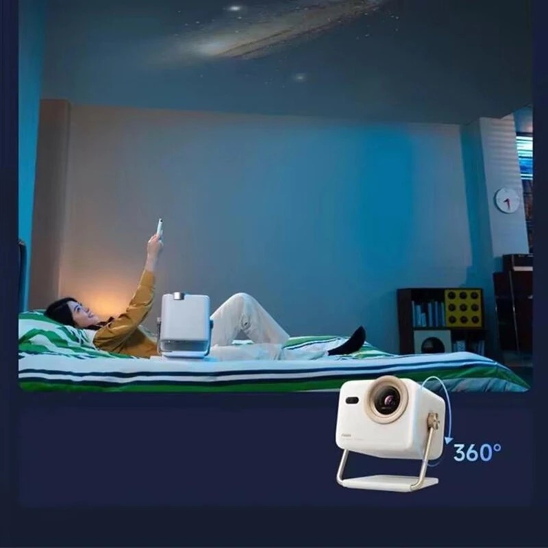 Vidda M2 Pro 4K kolmivärilaser kotiteatteriprojektori 1200 lumenia HDR10+ 3D Android