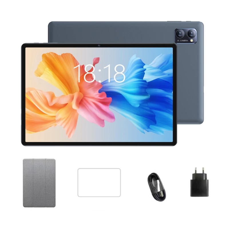 N ONE Y1 Rockchip RK3562 10 1 tuuman Android 14 tabletti 4GB 4GB virtuaalimuisti 64GB kotelo näytönsuoja