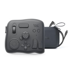 TourBox Elite Bluetooth-yhteydellä ohjain valokuvien ja videoiden editointiin värimäärittelyyn ja piirtämiseen