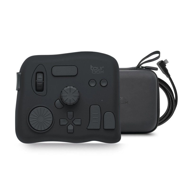 TourBox NEO mukautettava ohjain valokuvien ja videoiden editointiin sekä värimäärittelyyn Macille ja Windowsille