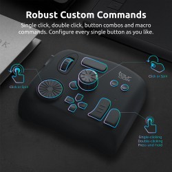 TourBox NEO mukautettava ohjain valokuvien ja videoiden editointiin sekä värimäärittelyyn Macille ja Windowsille