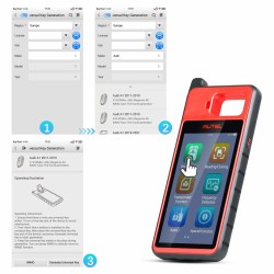 Autel MaxiIM KM100 avainohjelmointilaite immobilisaattorin oppimiseen ja kloonaukseen