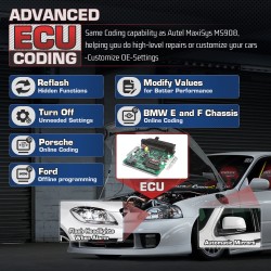 Autel MaxiCOM MK906Pro autodiagnostiikkatyökalu OBD2 kaksisuuntainen skanneri ECU-koodaus
