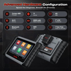 Autel MaxiPRO MP808BT PRO langaton auton diagnostiikkaskanneri kaikkien järjestelmien diagnoosiin ja huoltotoimintoihin