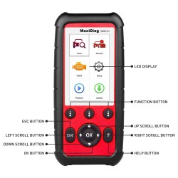 Autel MaxiDiag MD808Pro OBD2 auton diagnostiikkaskanneri kaikkien järjestelmien vikakoodinlukija seitsemällä huoltofunktiolla
