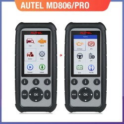 Autel MD806 auton diagnostiikkatyökalu OBD2 täysi järjestelmädiagnostiikka neljän järjestelmän seitsemän nollauspalvelua