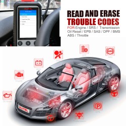 Autel MD806 auton diagnostiikkatyökalu OBD2 täysi järjestelmädiagnostiikka neljän järjestelmän seitsemän nollauspalvelua