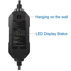 EE1650K tyyppi 2 5-metrinen seinäkiinnitteinen kannettava latausasema kotikäyttöön säädettävä 6–16A