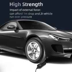 Kannettava EA1650K tyyppi yksi kuusitoista ampeerin latausasema kotikäyttöön viiden metrin kaapelilla