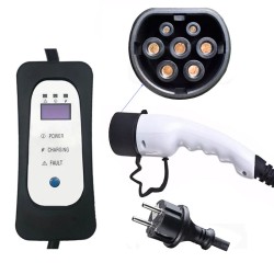 Kannettava seinälle kiinnitettävä sähköauton latausasema EA1655X tyyppi 2 16A kotikäyttöön