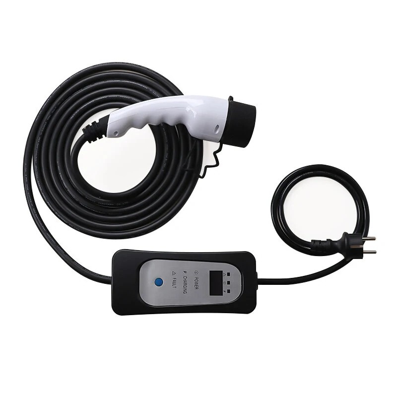 Kannettava seinälle kiinnitettävä sähköauton latausasema EA1655X tyyppi 2 16A kotikäyttöön