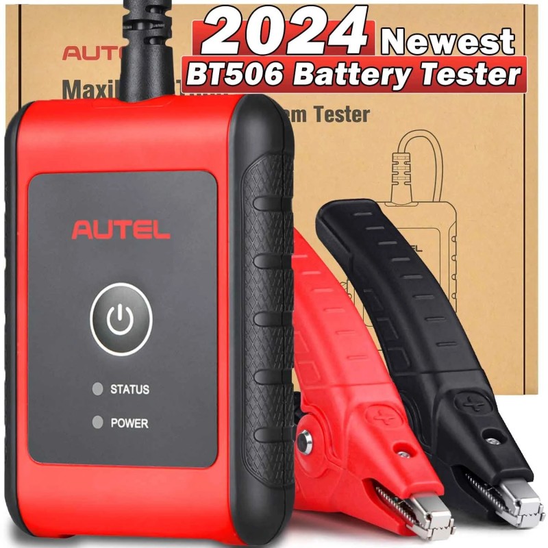 Autel MaxiBAS BT506 akkutesteri bluetooth ja USB yhteydellä 6 12V 100 2000CCA älypuhelinyhteensopiva