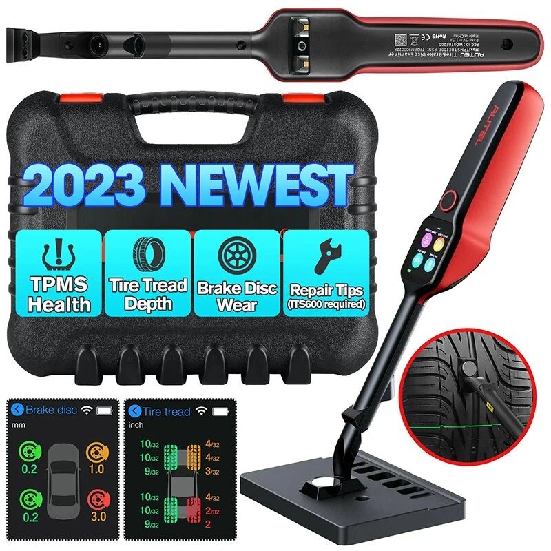 Autel MaxiTPMS TBE200 laserinen renkaan kulutuspinnan ja jarrulevyn kulumamittari ITS600 yhteensopiva