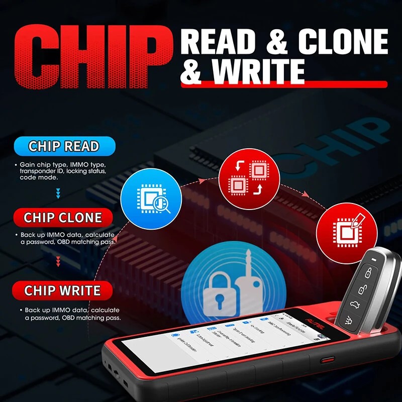 Autel MaxiIM KM100 KM100X universaali avainpaketti elinikäisillä ilmaisilla päivityksillä AutoVIN-tuella