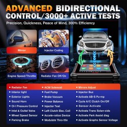 Autel MK900BT diagnostiikka ja koodinlukija CAN-FD DOIP OBD2 yli kolmetuhatta aktiivista testiä