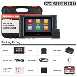 Autel DS808S BT OBD2 diagnostiikkatyökalu kaksisuuntainen ohjaus ECU-koodaus 7-tuumainen näyttö