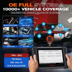 Autel DS808S BT OBD2 diagnostiikkatyökalu kaksisuuntainen ohjaus ECU-koodaus 7-tuumainen näyttö