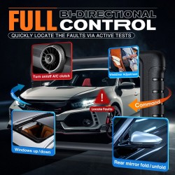 Autel DS808S BT OBD2 diagnostiikkatyökalu kaksisuuntainen ohjaus ECU-koodaus 7-tuumainen näyttö