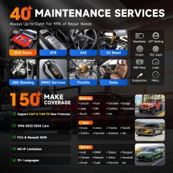 Autel MP900 KIT täysi järjestelmädiagnostiikkatyökalu ohjainyksikön koodaus aktiiviset testit yli 40 palvelua