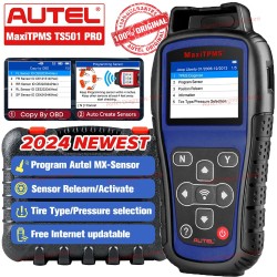 AUTEL MaxiTPMS TS501 Pro TPMS-diagnostiikkatyökalu renkaiden paineen valinta 2400mAh akulla