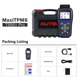 AUTEL MaxiTPMS TS501 Pro TPMS-diagnostiikkatyökalu renkaiden paineen valinta 2400mAh akulla