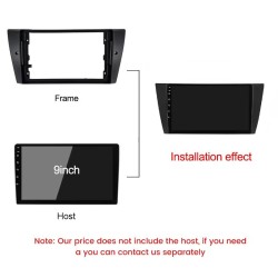 Autoradion etulevyn asennuskehys 2-DIN-soitin BMW 3-sarja E90 E91 E92 E93