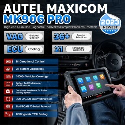 Autel MaxiCOM MK906S Pro ammattimainen auton diagnostiikka OBD2-skanneri ECU-koodaus
