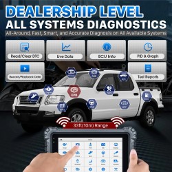 Autel MaxiCOM MK906S Pro ammattimainen auton diagnostiikka OBD2-skanneri ECU-koodaus